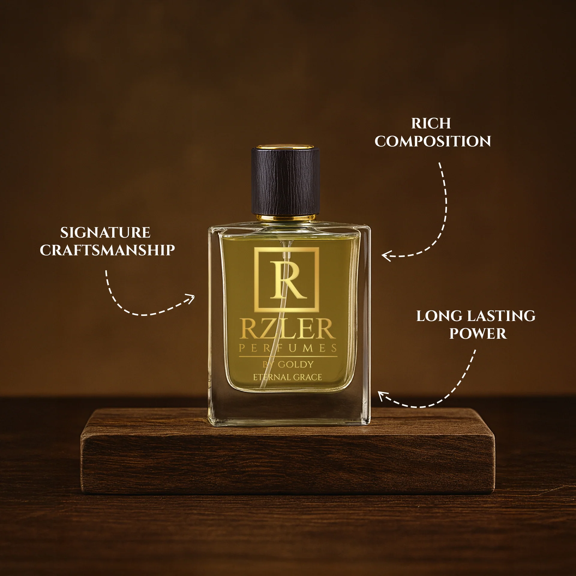 RZLER Eternal Grace Long Lasting Perfume for Women – 50 ml | Grapefruit, Peony & Musk | Fresh Floral Fragrance - Image 3