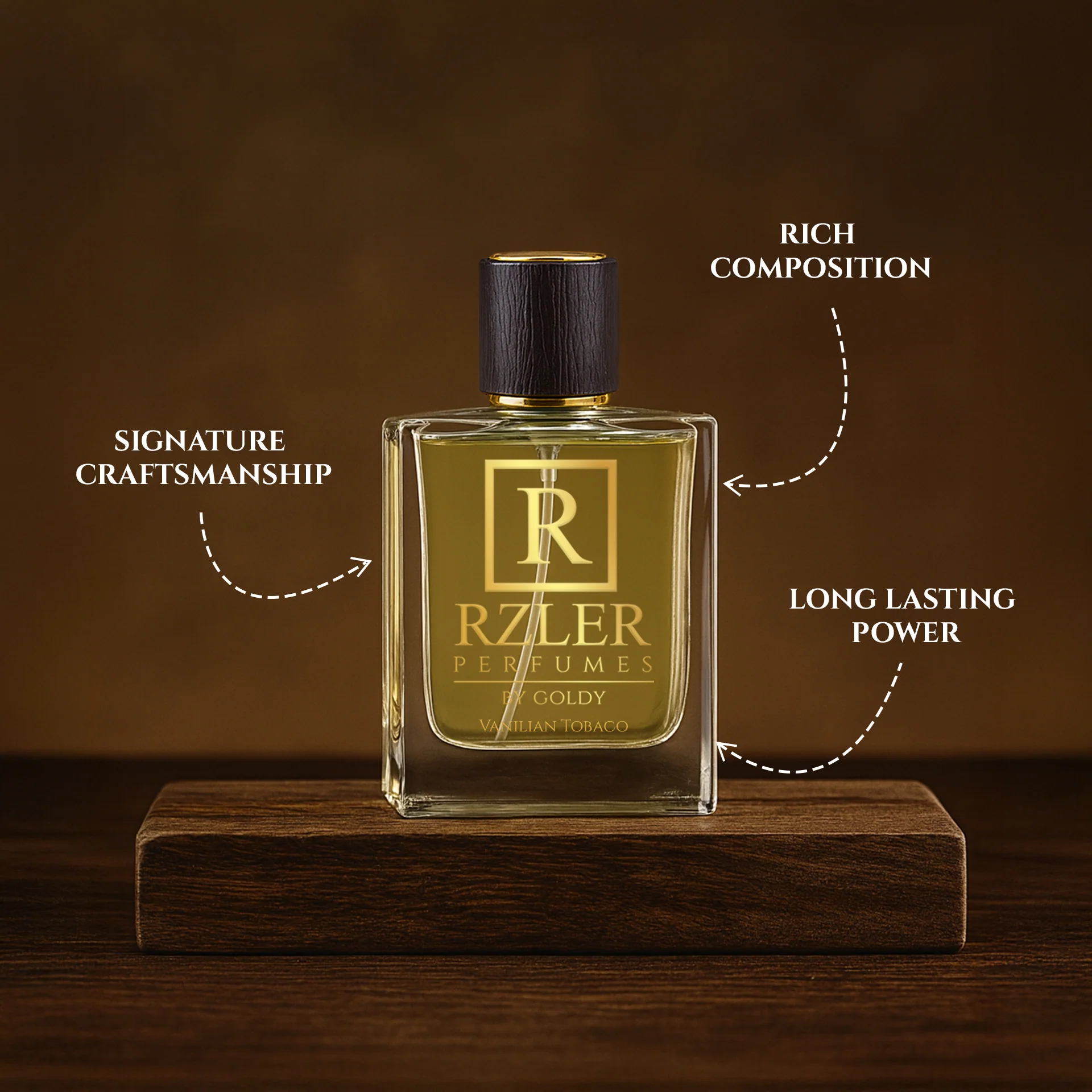 Vanilian Tobaco Perfume 50 ml – Tobacco Men's Fragrance with Vanilla Notes | Long Lasting Fragrance Perfume - Image 3